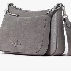 Kate Spade Elegant Gray Crossbody Bag
